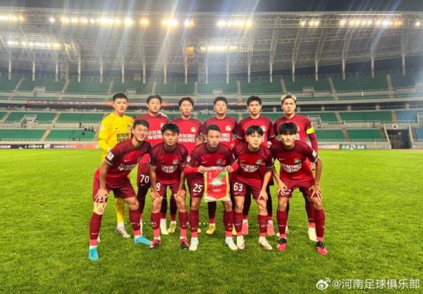 U-21联赛决赛第四阶段第16轮，河南俱乐部2-1上海申花